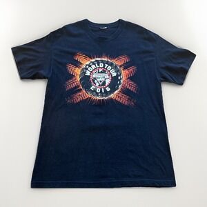 Monster Jam Shirt Men XL Black 2015 World Tour Grave Digger Trucks‎ Black